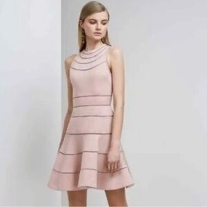 KEEPSAKE the Label Dress Blush Pink Fit & Flare New Womens Medium M